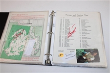 Fifty Masters (50) Pairing Sheets (1961-2014) & PGA Pro Set Cards w/Twenty Nine (29) Signed By Professional Golfers 