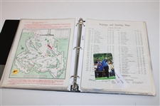 Fifty Masters (50) Pairing Sheets (1961-2014) & PGA Pro Set Cards w/Twenty Nine (29) Signed By Professional Golfers 