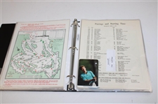 Fifty Masters (50) Pairing Sheets (1961-2014) & PGA Pro Set Cards w/Twenty Nine (29) Signed By Professional Golfers 