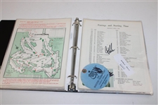 Fifty Masters (50) Pairing Sheets (1961-2014) & PGA Pro Set Cards w/Twenty Nine (29) Signed By Professional Golfers 