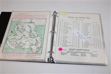 Fifty Masters (50) Pairing Sheets (1961-2014) & PGA Pro Set Cards w/Twenty Nine (29) Signed By Professional Golfers 