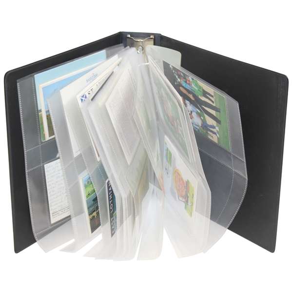 Fifty (50) Assorted PGA Course Postcards in Binder
