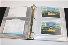Fifty (50) Assorted PGA Course Postcards in Binder