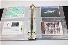 Fifty (50) Assorted PGA Course Postcards in Binder