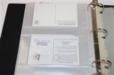 Fifty (50) Assorted PGA Course Postcards in Binder