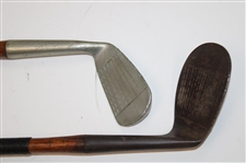 Clarence Moeller Special LH Niblick & J.P. Cochrane Special Rustless Mashie