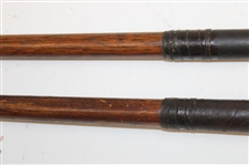Two (2) LH Spalding Gold Medal Hand Forged Irons Circa 1905