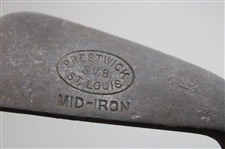 Prestwick S.V.B. Mid Iron Circa 1905 & R. Forgan St. Andrews Hand Forged Putter