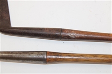 Prestwick S.V.B. Mid Iron Circa 1905 & R. Forgan St. Andrews Hand Forged Putter