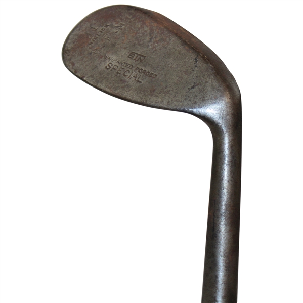 Butchart Nicholls H.F.M. Special Niblick 11 w/Bamboo Shaft & Hickory Lamination