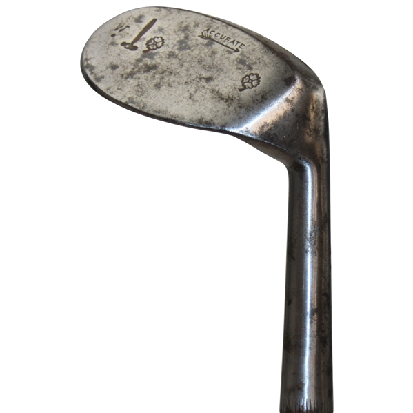 Spalding Accurate Niblick 1 w/Dot Punched Round Pattern Face
