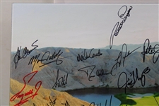 Multi-Signed with Eleven (11) Major Champions Canvas Print JSA ALOA