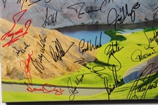 Multi-Signed with Eleven (11) Major Champions Canvas Print JSA ALOA