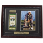 Tiger Woods 2006 PGA Grand Slam of Golf Champion Tuesday Unused Ticket w/Photo Display