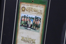 Tiger Woods 2006 PGA Grand Slam of Golf Champion Tuesday Unused Ticket w/Photo Display