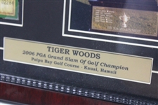 Tiger Woods 2006 PGA Grand Slam of Golf Champion Tuesday Unused Ticket w/Photo Display