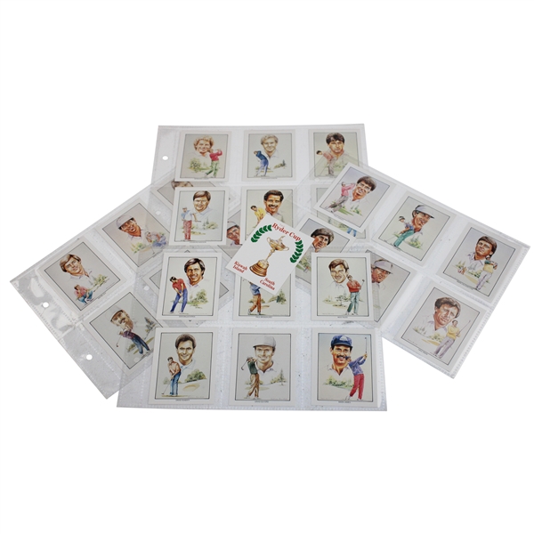 Set of 24 The Ryder Cup 1991 Golf Cards