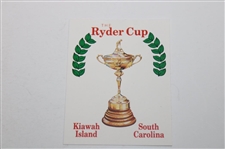 Set of 24 The Ryder Cup 1991 Golf Cards