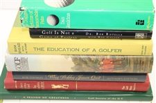 Ten (10) Assorted Golf Books - Instant Library