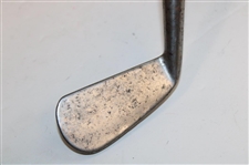 B.G.I. Smooth Face Iron w Stamped In Hozel w/Horsehide Grip & Shaft Stamp Circa 1905