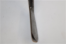 B.G.I. Smooth Face Iron w Stamped In Hozel w/Horsehide Grip & Shaft Stamp Circa 1905