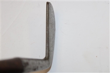 B.G.I. Smooth Face Iron w Stamped In Hozel w/Horsehide Grip & Shaft Stamp Circa 1905