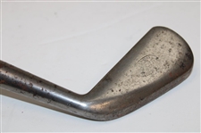B.G.I. Smooth Face Iron w Stamped In Hozel w/Horsehide Grip & Shaft Stamp Circa 1905