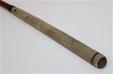 B.G.I. Smooth Face Iron w Stamped In Hozel w/Horsehide Grip & Shaft Stamp Circa 1905