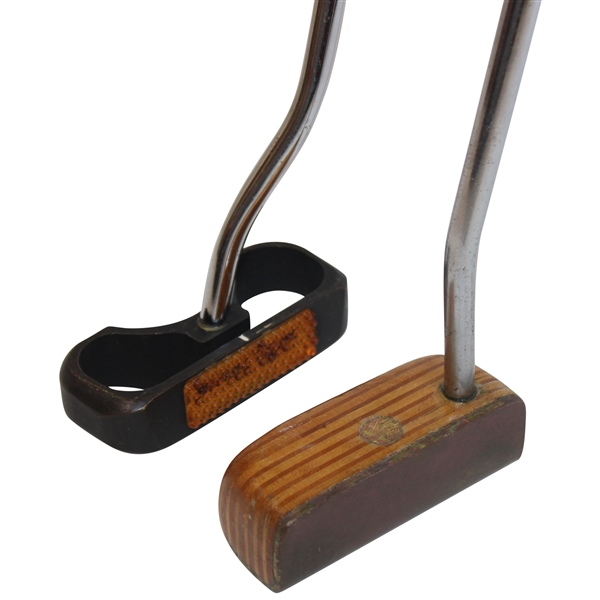 Macdougall Palmer Design Putter & Wood/Brass Putter Designed By Palmer w/Sweet Spot On Face