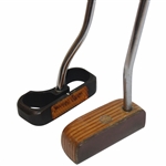 Macdougall Palmer Design Putter & Wood/Brass Putter Designed By Palmer w/Sweet Spot On Face