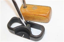 Macdougall Palmer Design Putter & Wood/Brass Putter Designed By Palmer w/Sweet Spot On Face