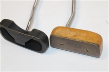 Macdougall Palmer Design Putter & Wood/Brass Putter Designed By Palmer w/Sweet Spot On Face