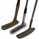 Laurie Auchterlonie St. Andrews Putter w/Wood Shaft, Pong First Flight Putter & Macgregor Smoothy N204 Putter