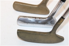 Laurie Auchterlonie St. Andrews Putter w/Wood Shaft, Pong First Flight Putter & Macgregor Smoothy N204 Putter
