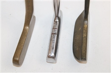 Laurie Auchterlonie St. Andrews Putter w/Wood Shaft, Pong First Flight Putter & Macgregor Smoothy N204 Putter