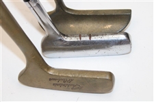 Laurie Auchterlonie St. Andrews Putter w/Wood Shaft, Pong First Flight Putter & Macgregor Smoothy N204 Putter