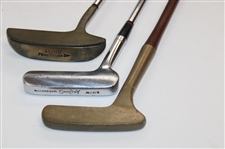 Laurie Auchterlonie St. Andrews Putter w/Wood Shaft, Pong First Flight Putter & Macgregor Smoothy N204 Putter