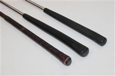 Laurie Auchterlonie St. Andrews Putter w/Wood Shaft, Pong First Flight Putter & Macgregor Smoothy N204 Putter