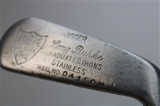 Four Chippers Or Jiggers Including Spalding #12 w/Coated Shaft, First Flight #29 w/Coated Shaft (cracked), Kenneth Smith #11 & Burke #4A Stainless