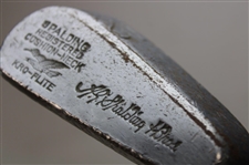 Four Chippers Or Jiggers Including Spalding #12 w/Coated Shaft, First Flight #29 w/Coated Shaft (cracked), Kenneth Smith #11 & Burke #4A Stainless