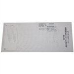 Johnny Unitas Signed Personal Check to Hillendale CC (Maryland) For $785.31 JSA ALOA
