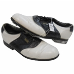 Johnny Unitas Personal Black & White FootJoy Golf Shoes