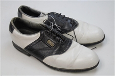 Johnny Unitas' Personal Black & White FootJoy Golf Shoes