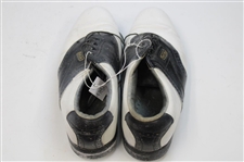 Johnny Unitas' Personal Black & White FootJoy Golf Shoes