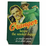 c.1940s Sam Snead Granger Tobacco Advertising Sizable Broadside Display