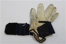 Johnny Unitas' Personal EZ Grip Blue & White Used Golf Glove