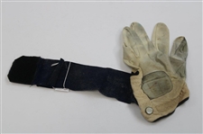 Johnny Unitas' Personal EZ Grip Blue & White Used Golf Glove