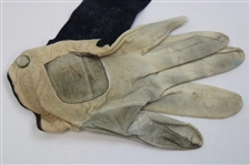 Johnny Unitas' Personal EZ Grip Blue & White Used Golf Glove