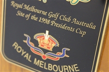1998 President's Cup At Royal Melbourne Plaque