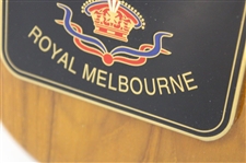 1998 President's Cup At Royal Melbourne Plaque